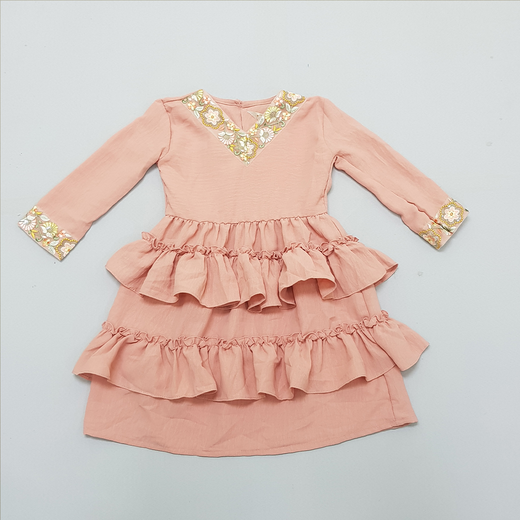 سارافون دخترانه 21431 سایز 2 تا 13 سال مارک Pebbles