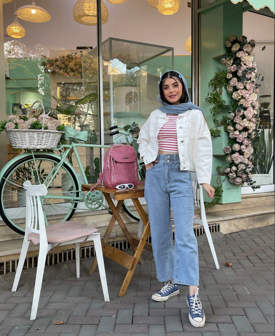 شلوار جین بگ زنانه کد 413689