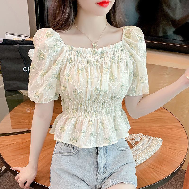 شومیز مجلسی گلدار زنانه کد 413972