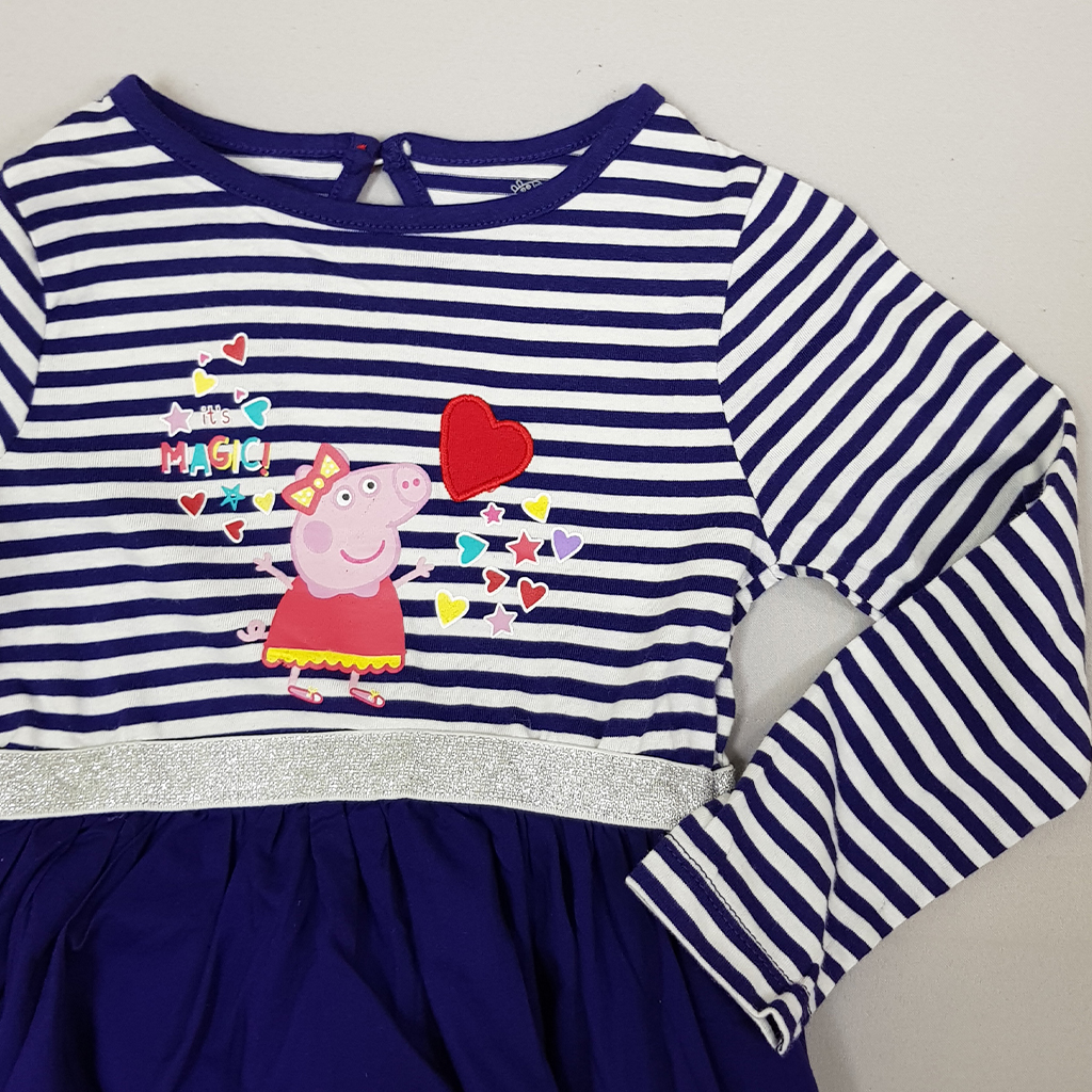 سارافون دخترانه 22199 سایز 1 تا 8 سال مارک Peppapig