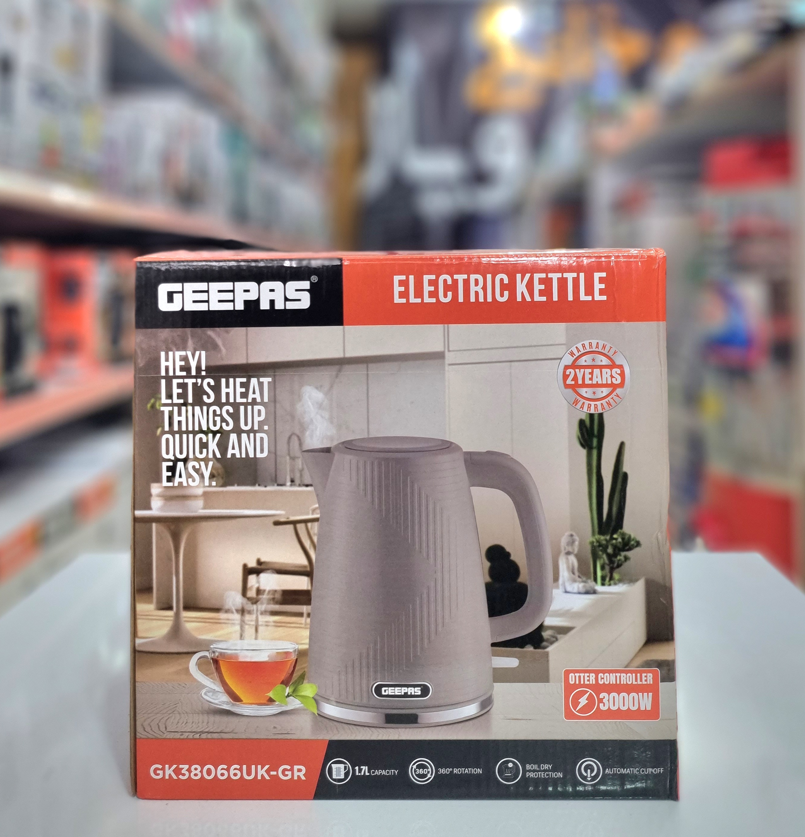 کتری برقی جی پاس مدل GK38066UK GR کد 802130