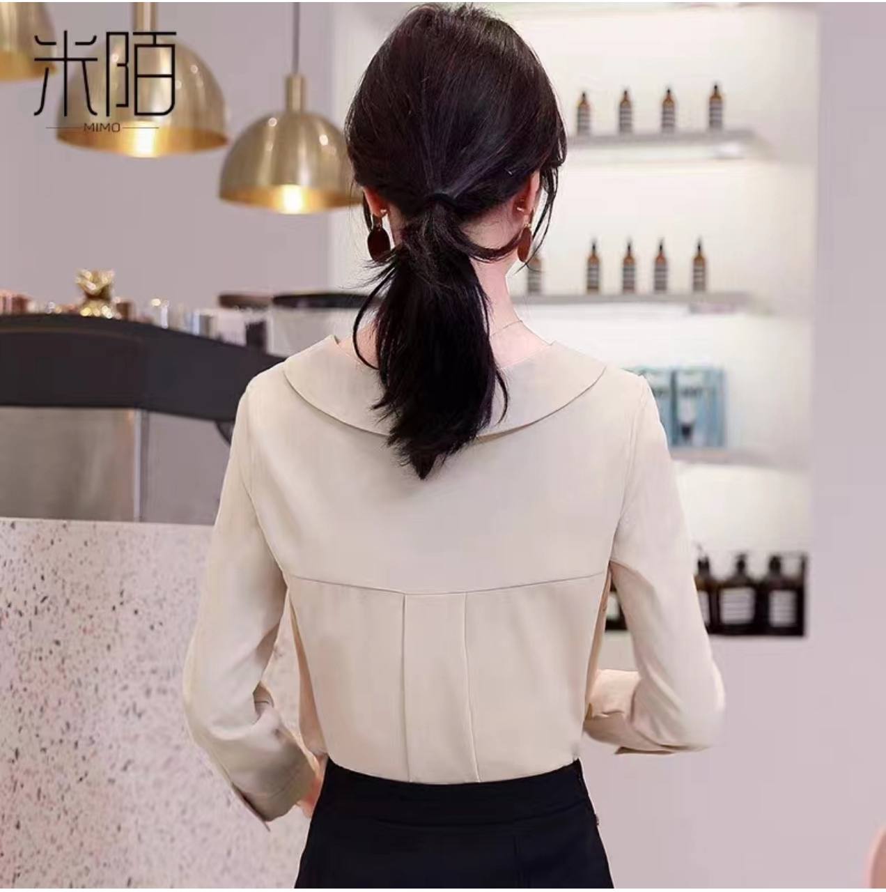 شومیز حریر زنانه کد 414349