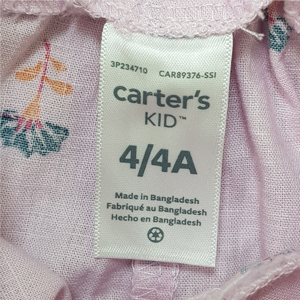 رامپر دخترانه 23257 سایز 4 تا 14 سال مارک Carters   *