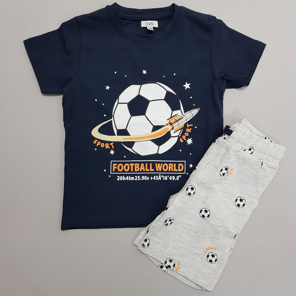 ست پسرانه 23771 سایز 4 تا 12 سال کد 2 مارک OVS
