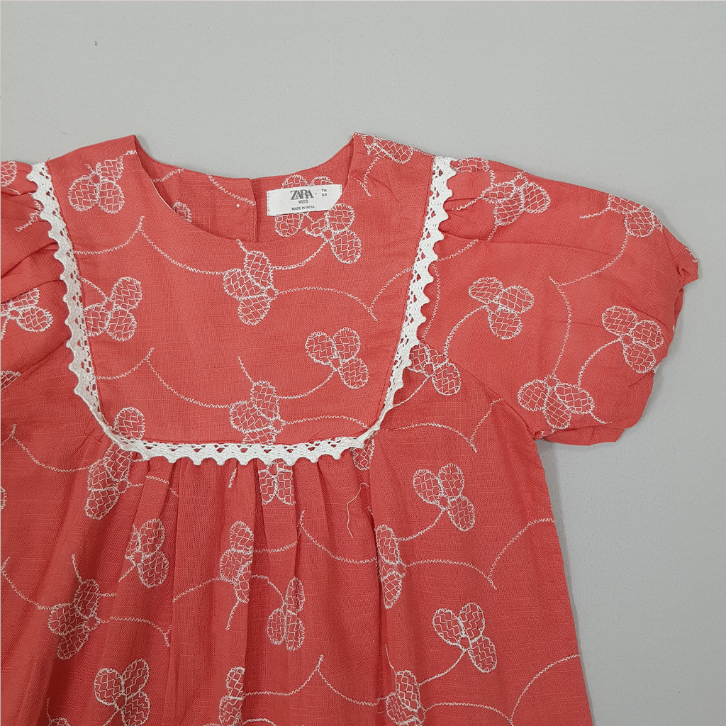 سارافون دخترانه 24530 سایز 2 تا 9 سال کد 1 مارک ZARA