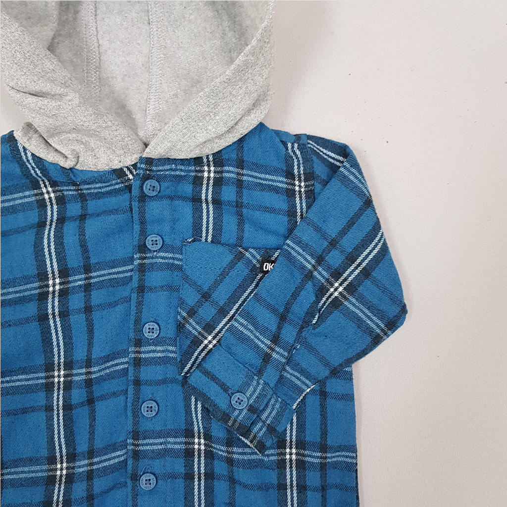 پیراهن کلاه دار 25558 سایز 6 ماه تا 12 سال مارک DKNY