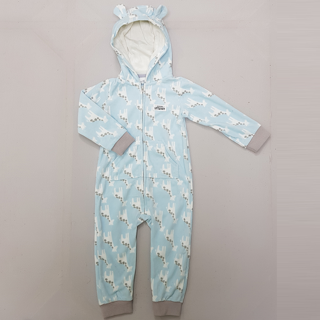 سرهمی مخمل کلاه دار بچگانه 25933 سایز 3 تا 24 ماه کد 15 مارک Carters