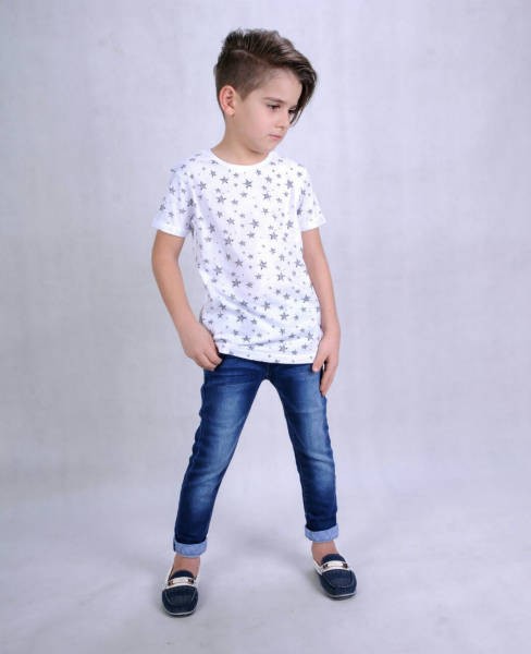 تی شرت پسرانه 100759 سایز 4 تا 14 سال