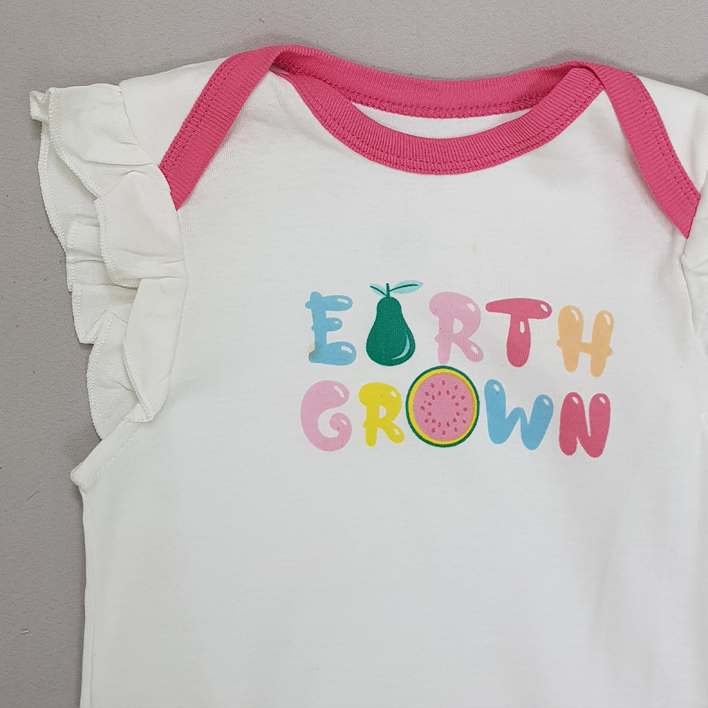 بادی دخترانه 27125 سایز بدوتولد تا 24 ماه کد 18 مارک earth