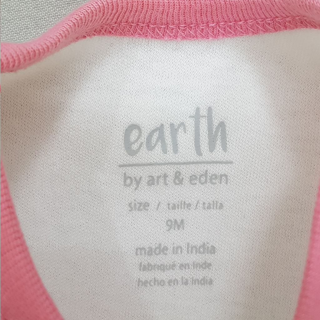 بادی دخترانه 27125 سایز بدوتولد تا 24 ماه کد 16 مارک earth