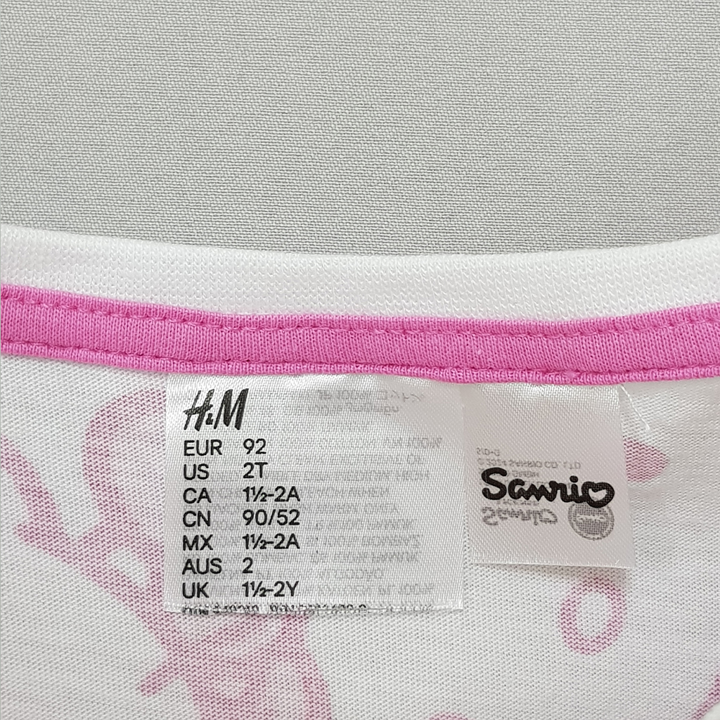 ست دخترانه 27582 سایز 1.5 تا 12 سال مارک H&M