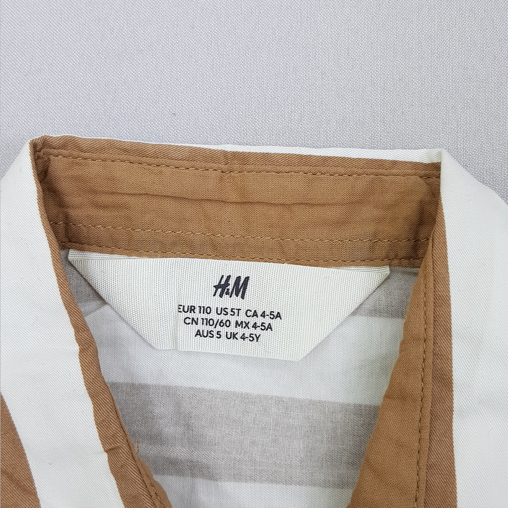 پیراهن پسرانه 21564 سایز 1.5 تا 10 سال کد 1 مارک H&M   *