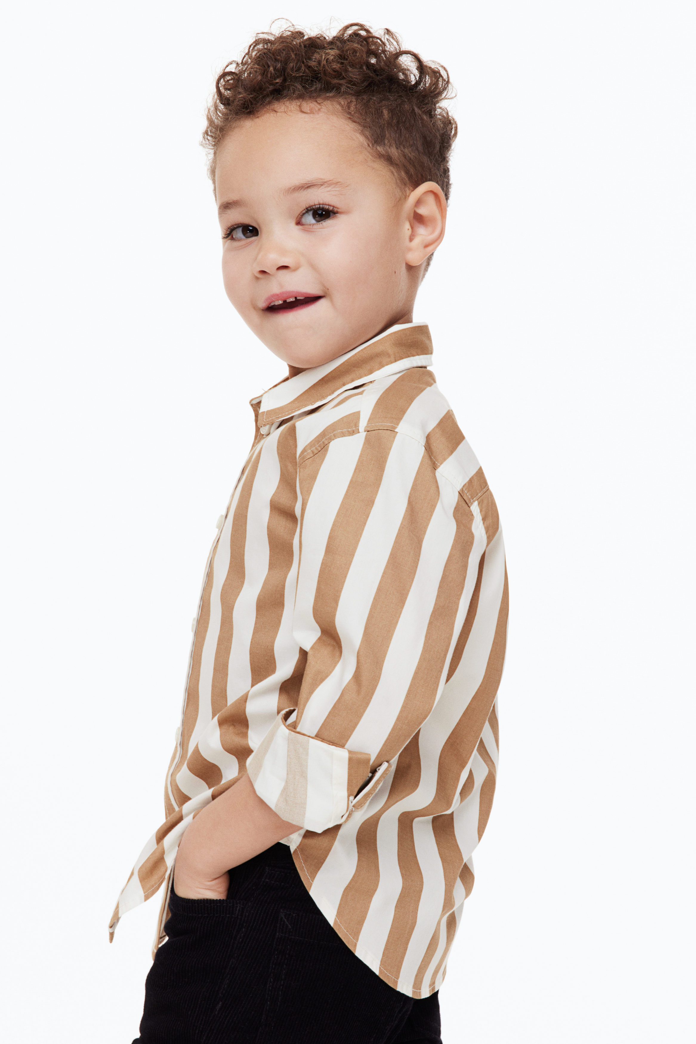 پیراهن پسرانه 21564 سایز 1.5 تا 10 سال کد 1 مارک H&M   *