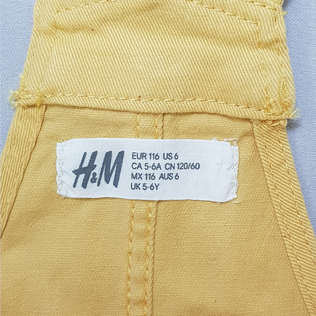 پیشبندار سارافونی دخترانه 27605 سایز 5 تا 10 سال مارک H&M
