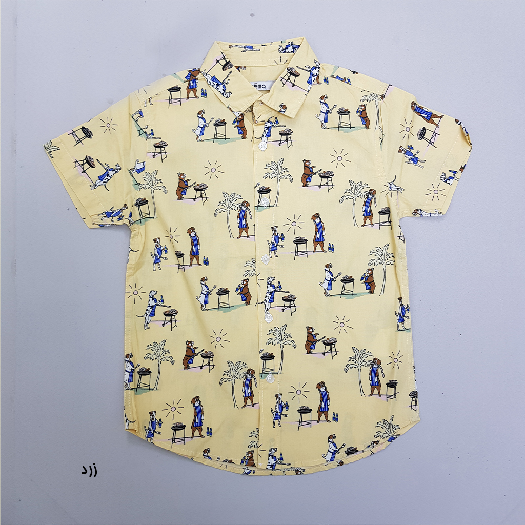 پیراهن پسرانه 27616 سایز 2 تا 10 سال مارک GEMO