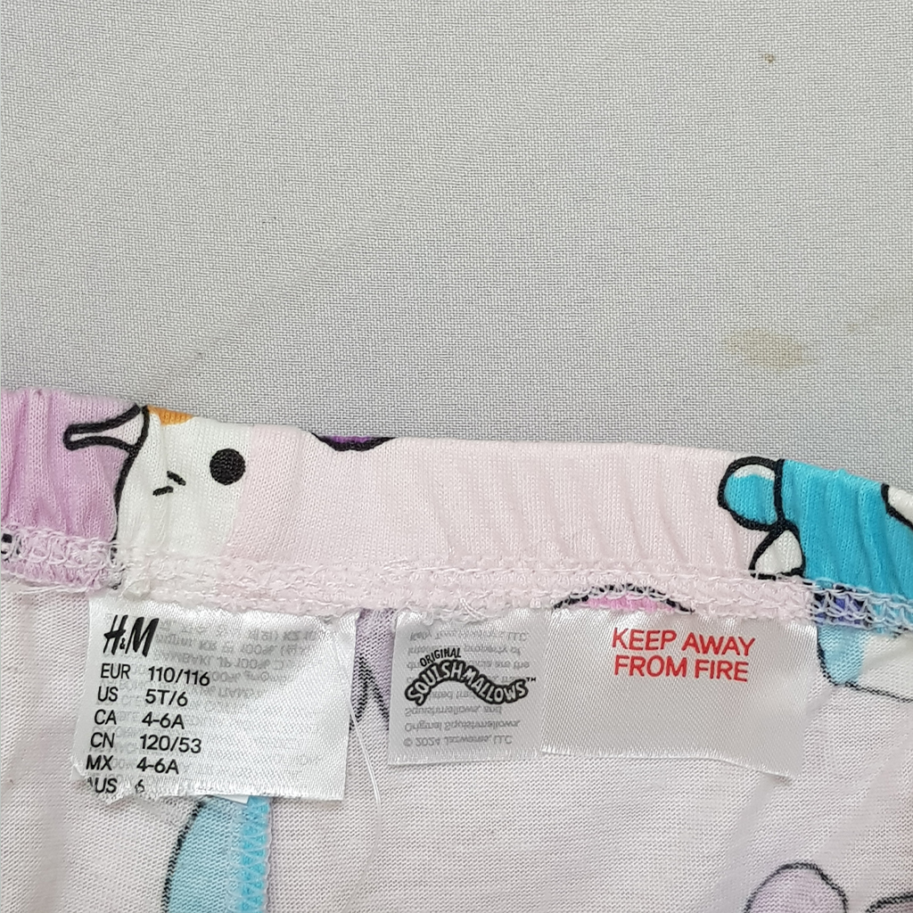 ست دخترانه 27579 سایز 5 تا 11 سال مارک H&M