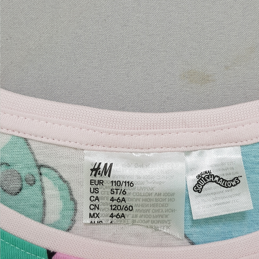 ست دخترانه 27579 سایز 5 تا 11 سال مارک H&M