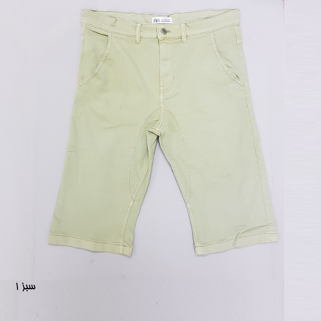 شلوارک جینز مردانه 27456 سایز 30 تا 40 مارک ZARA