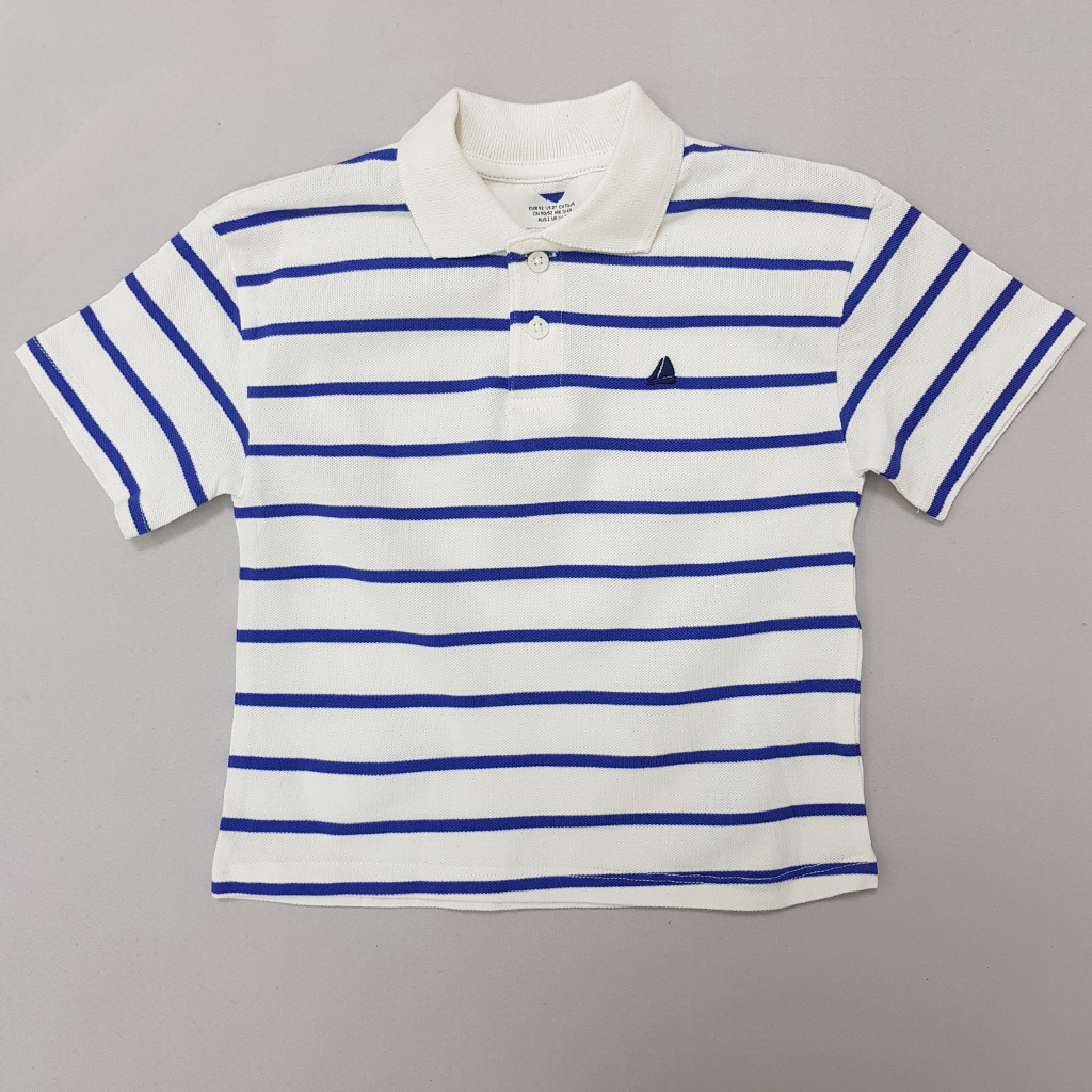 تی شرت یقه دار مردانه 27660 سایز 1.5 تا 12 سال مارک H&M