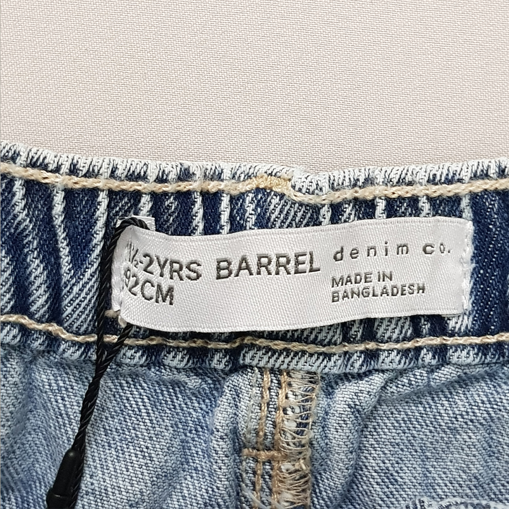 شلوار جینز دخترانه 27541 سایز 1.5 تا 8 سال مارک PRIMARK