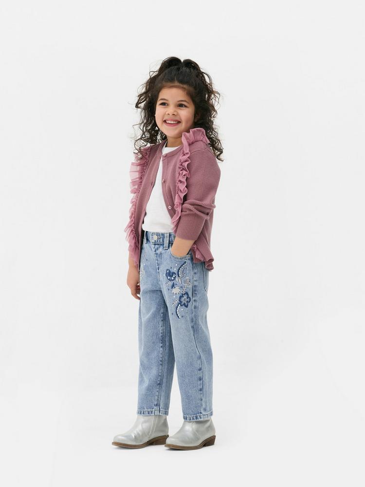 شلوار جینز دخترانه 27541 سایز 1.5 تا 8 سال مارک PRIMARK