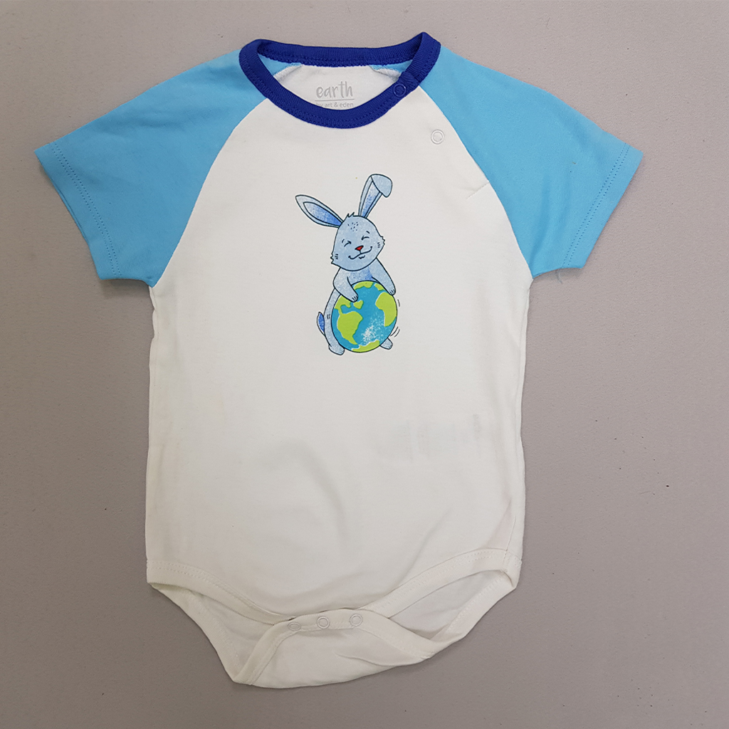 بادی پسرانه 27125 سایز بدوتولد تا 24 ماه کد 10 مارک earth   *