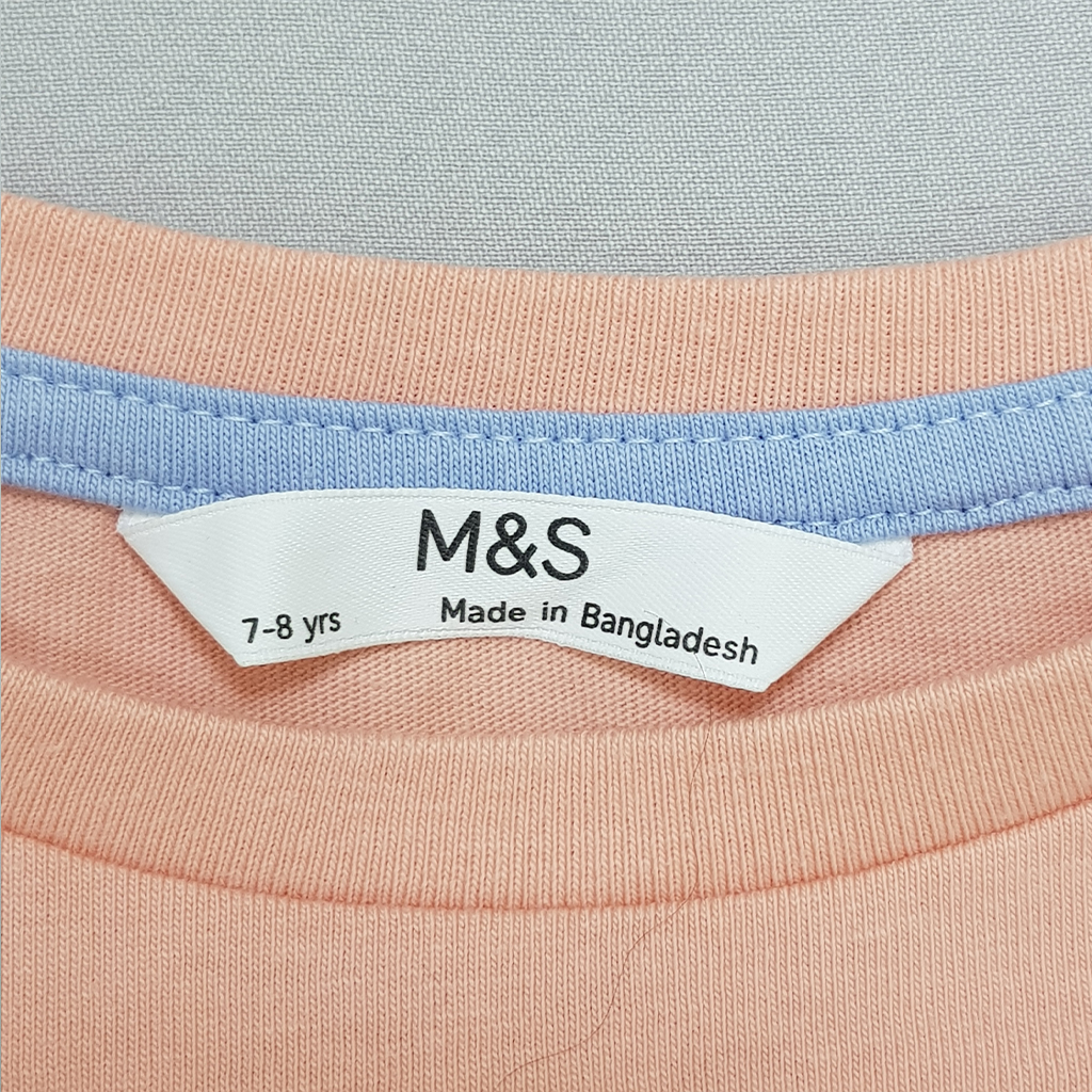 تی شرت دخترانه 27229 سایز 6 تا 12 سال کد 2 مارک M&S