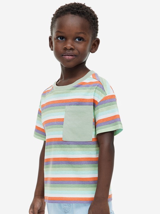 تی شرت پسرانه 27219 سایز 1.5 تا 12 سال مارک H&M