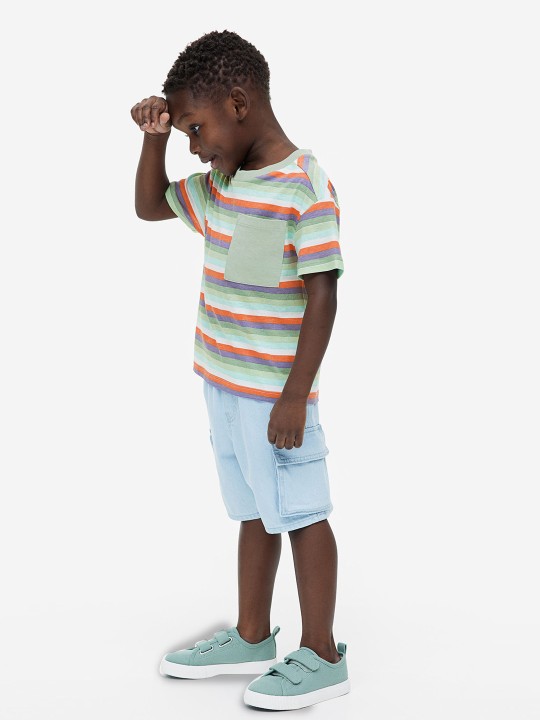 تی شرت پسرانه 27219 سایز 1.5 تا 12 سال مارک H&M