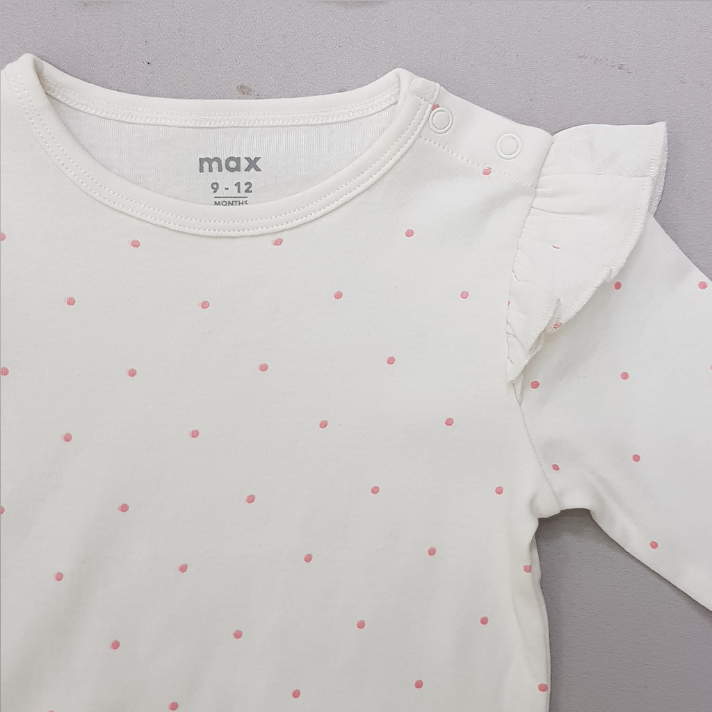 بادی دخترانه 27565 سایز 3 تا 18 ماه کد 5 مارک MAX