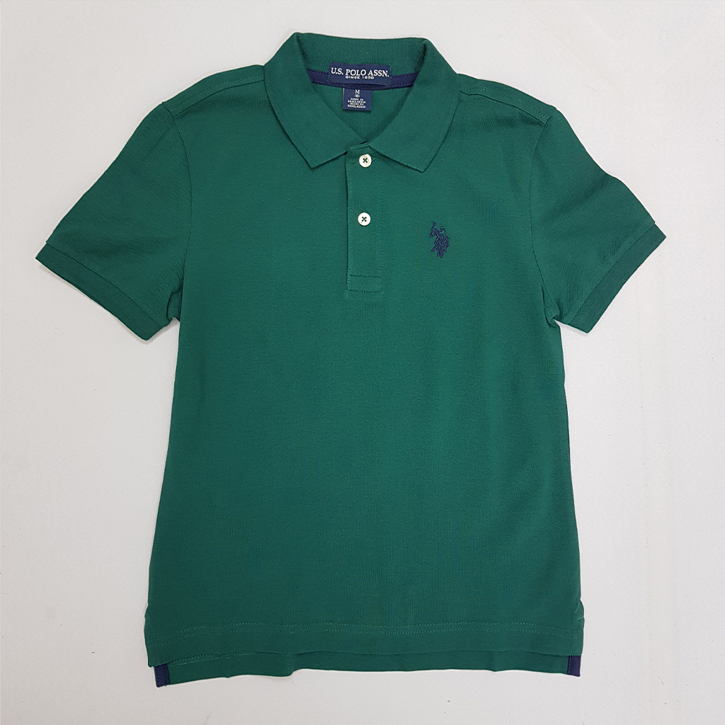 تی شرت یقه دار پسرانه 27612 سایز 4 تا 18 سال مارک US POLO
