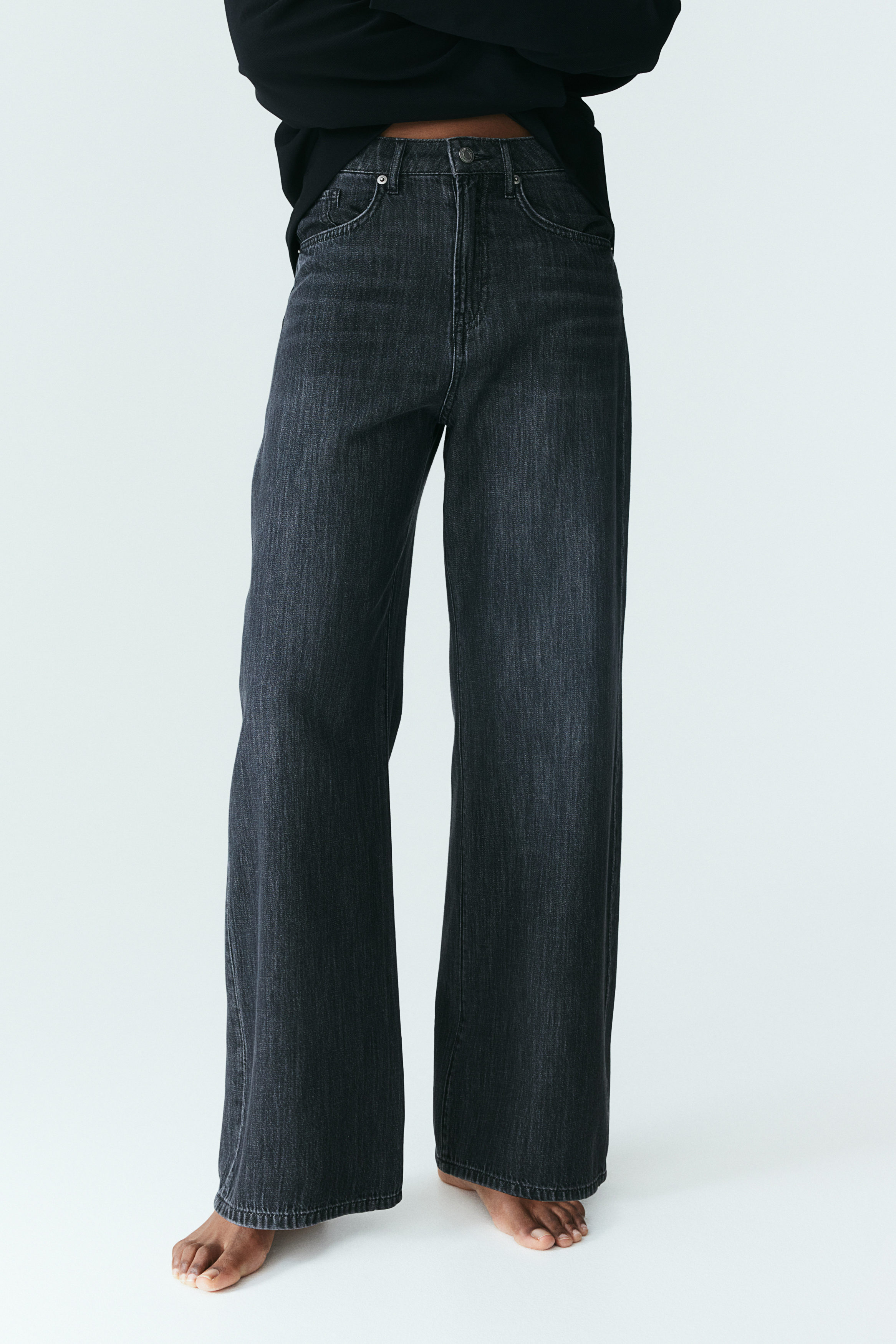 شلوار جینز زنانه 27644 سایز 32 تا 46 مارک H&M
