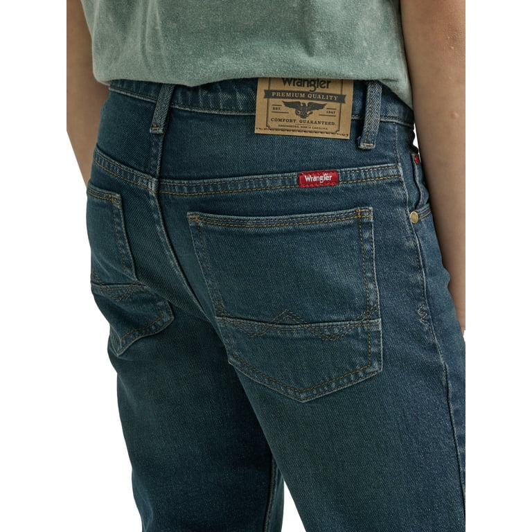 شلوار جینز پسرانه 27688 سایز 4 تا 11 سال مارک Wrangler