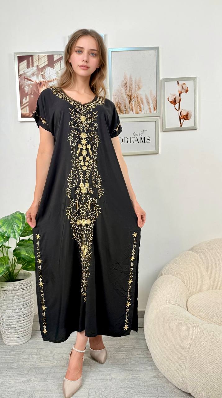 پیراهن نخی زنانه کد 417235