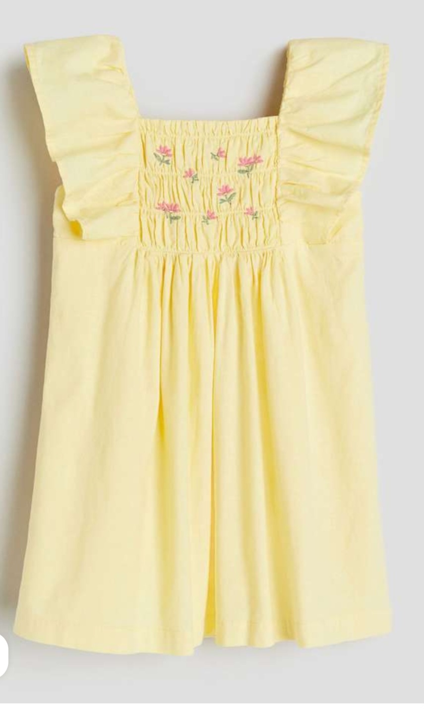 سارافون دخترانه 27740 سایز 1.5 تا 12 سال مارک H&M