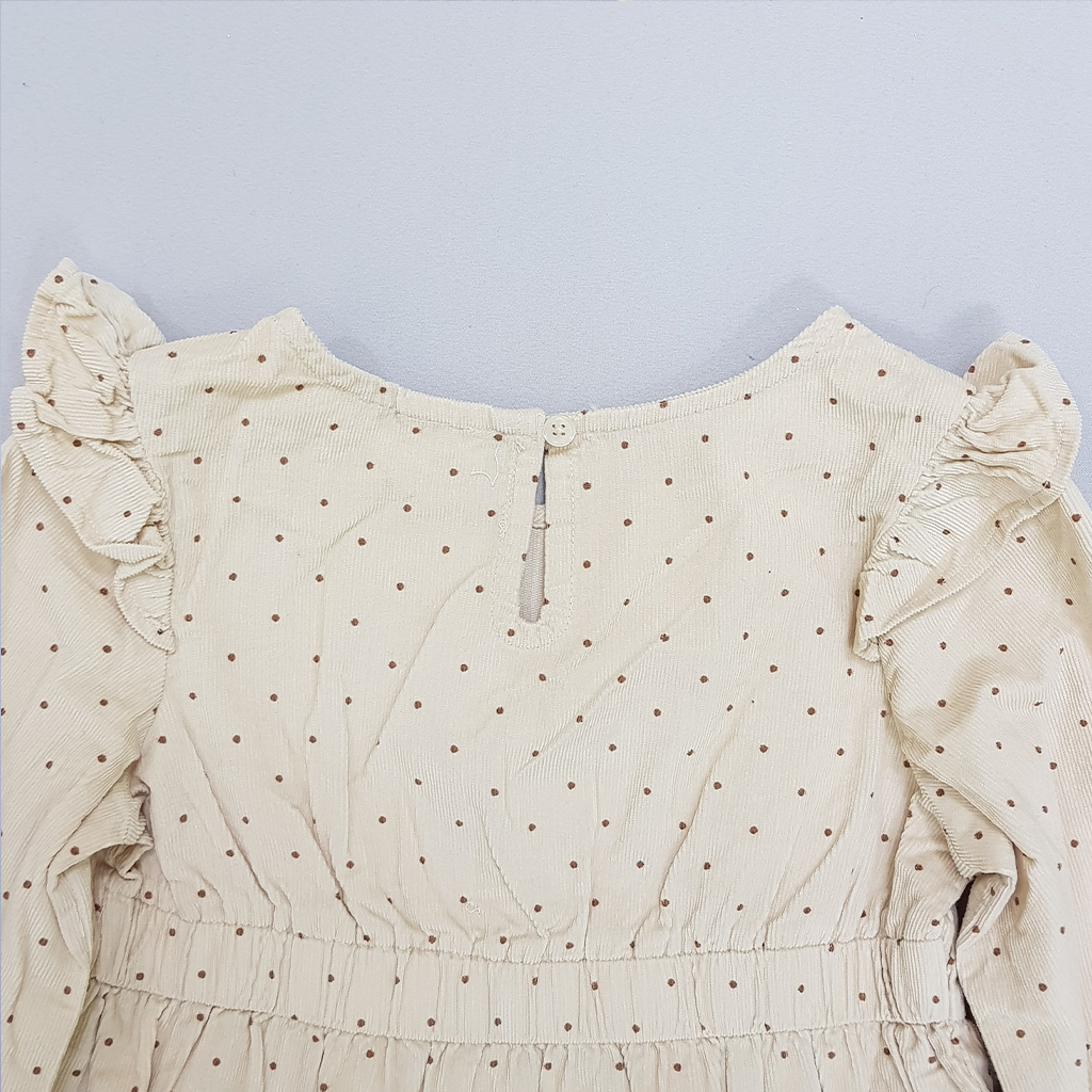 سارافون مخمل دخترانه 27738 سایز 3 تا 14 سال مارک H&M   *