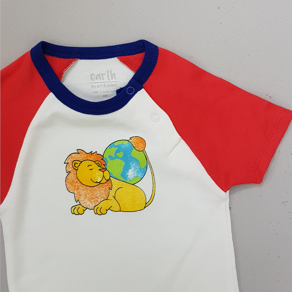 بادی پسرانه 27125 سایز 3 تا 18 ماه کد 8 مارک earth   *