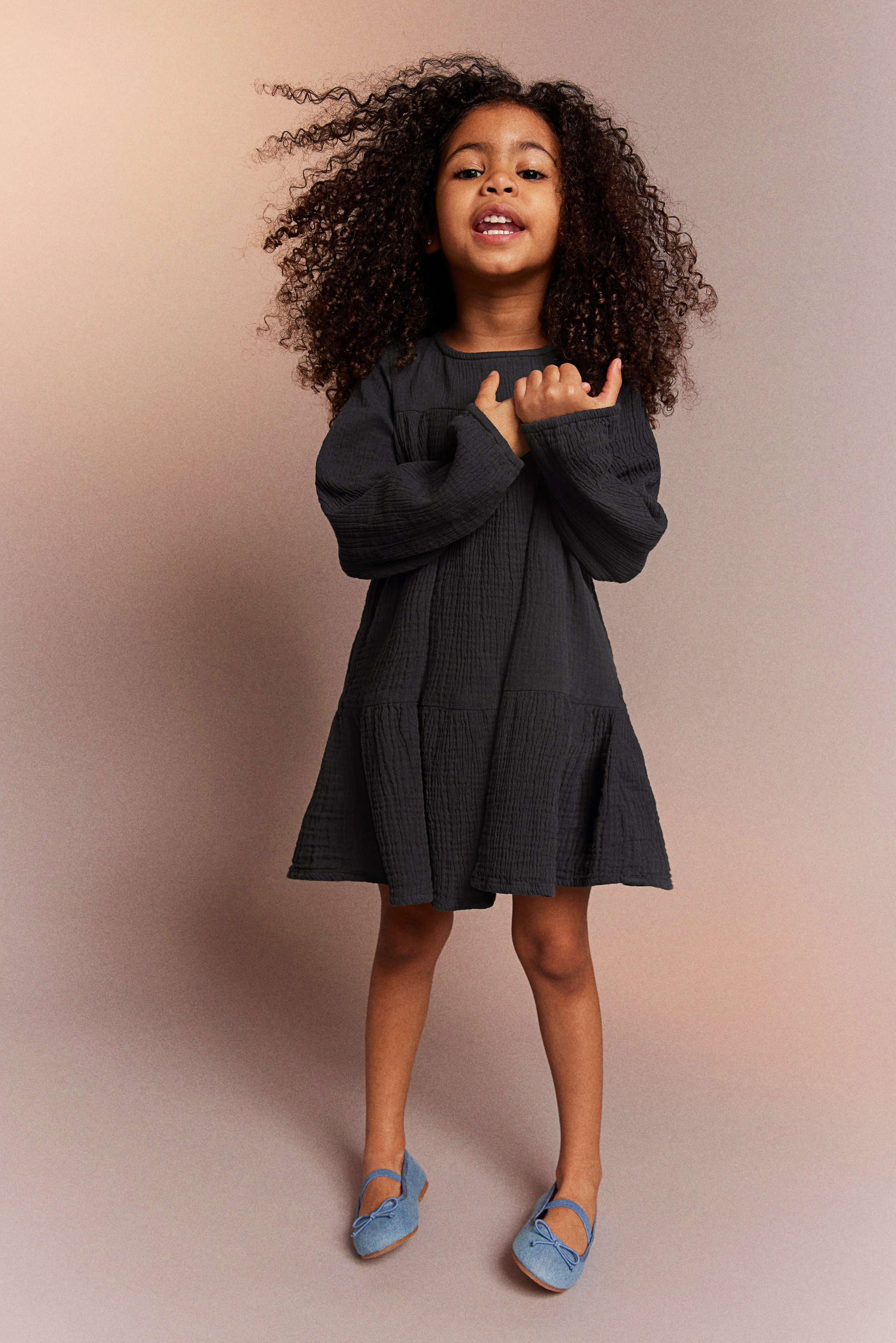 سارافون دخترانه 27744 سایز 1.5 تا 10 سال مارک H&M