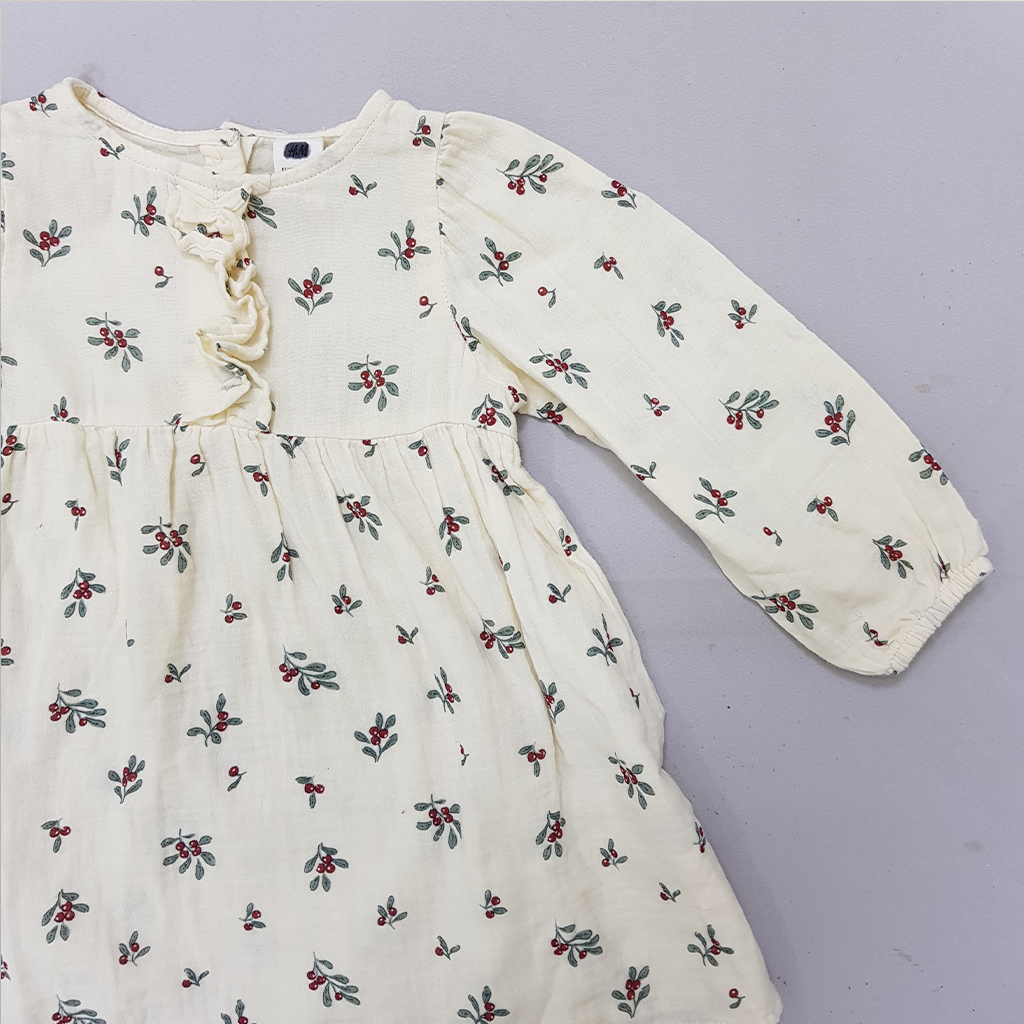 سارافون دخترانه 27830 سایز 4 ماه تا 4 سال مارک H&M