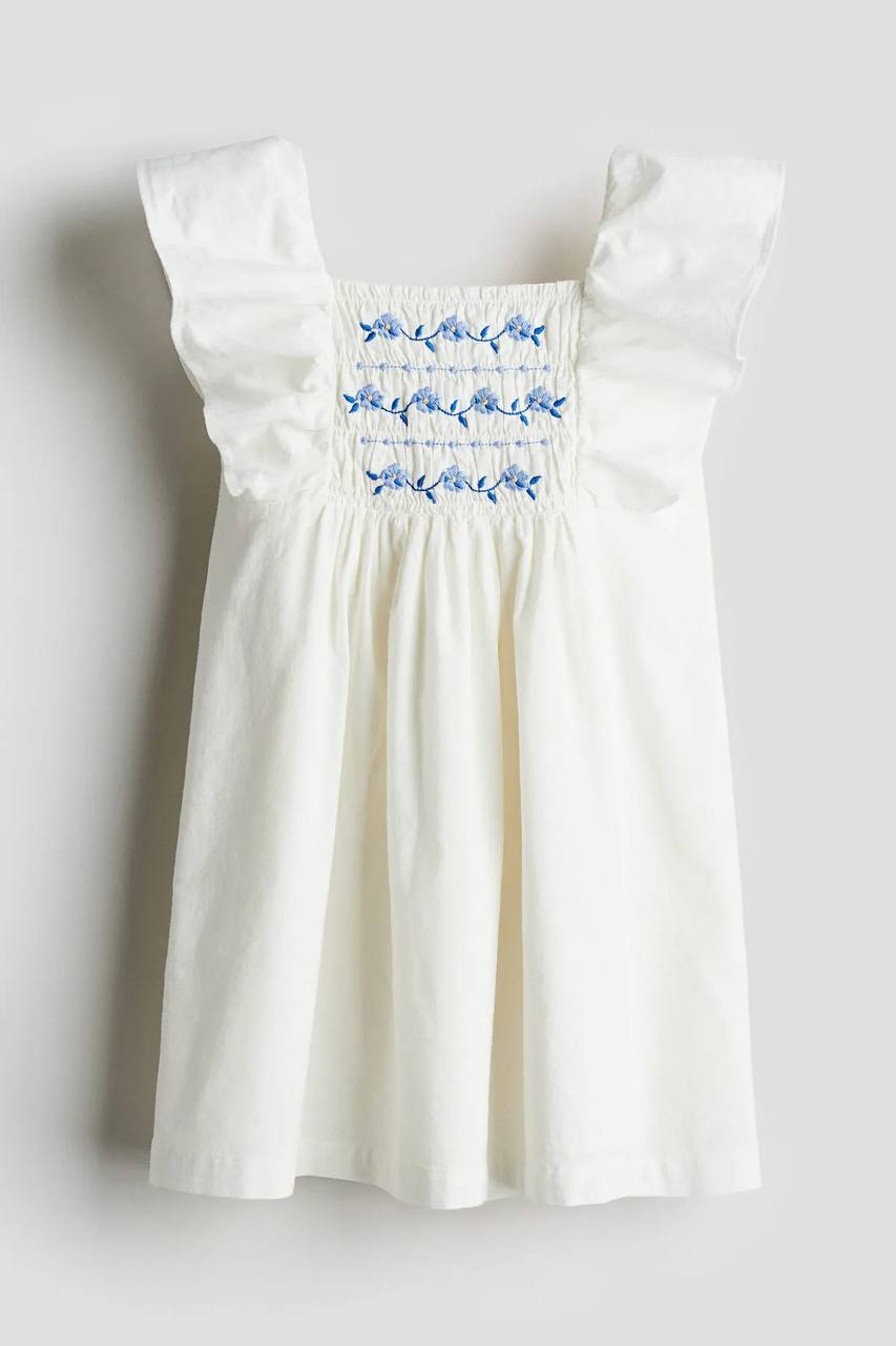 سارافون دخترانه 27743 سایز 1.5 تا 12 سال مارک H&M