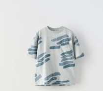 تی شرت پسرانه 27876 سایز 9 ماه تا 6 سال کد 1 مارک ZARA   *