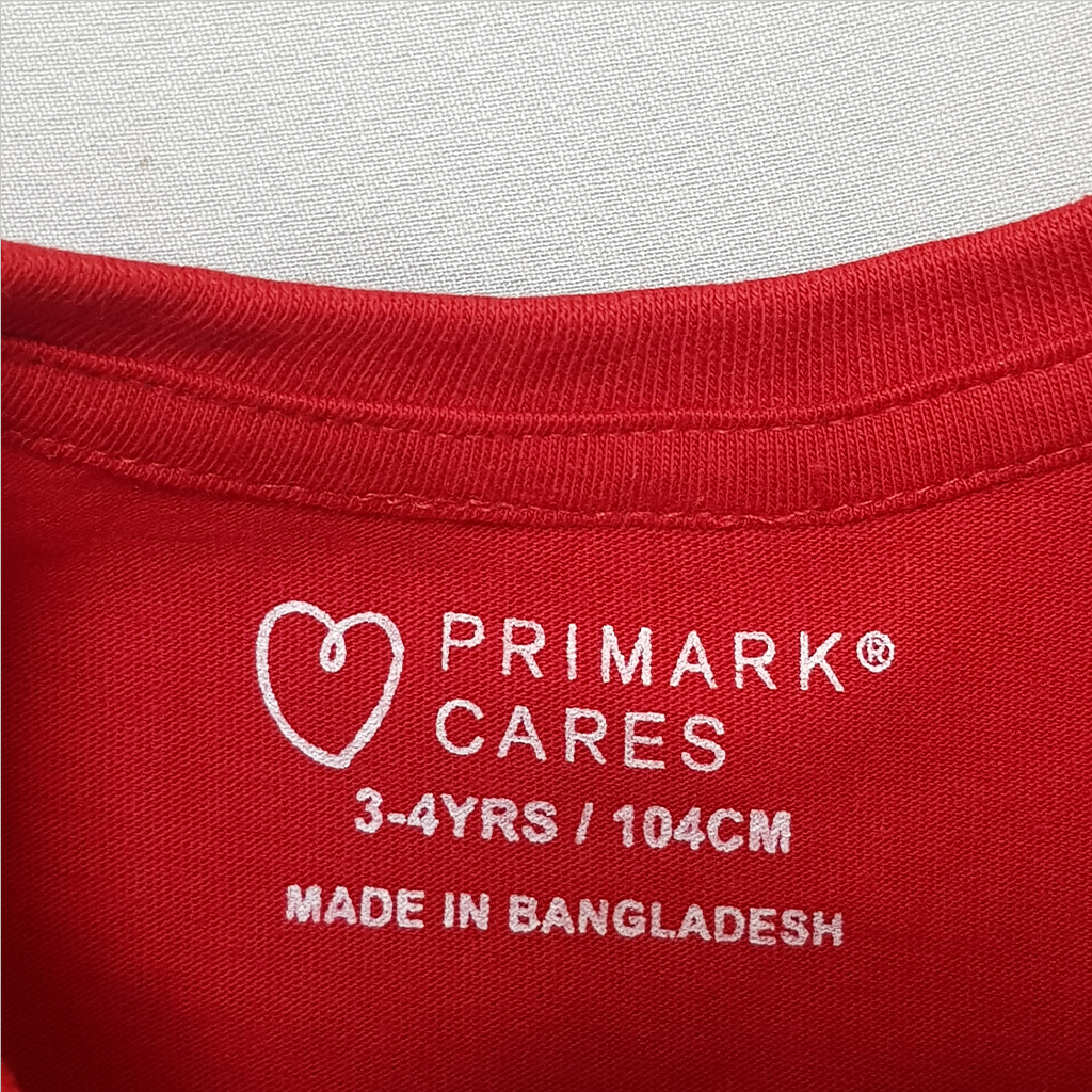 تی شرت پسرانه 27971 سایز 1.5 تا 8 سال کد 1 مارک Primark   *