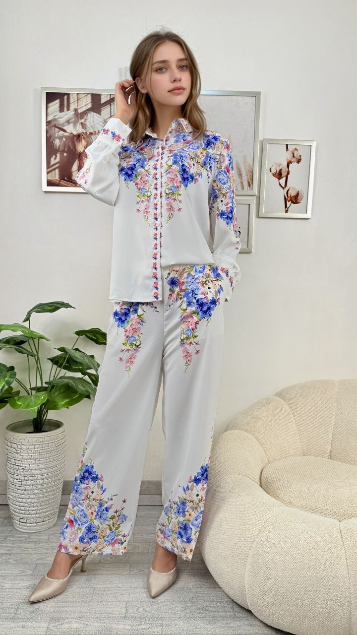 ست تونیک شلوار زنانه کد 417440
