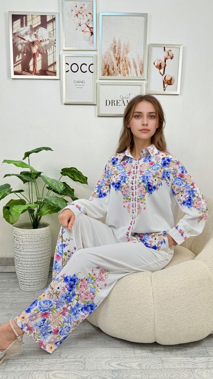 ست تونیک شلوار زنانه کد 417440