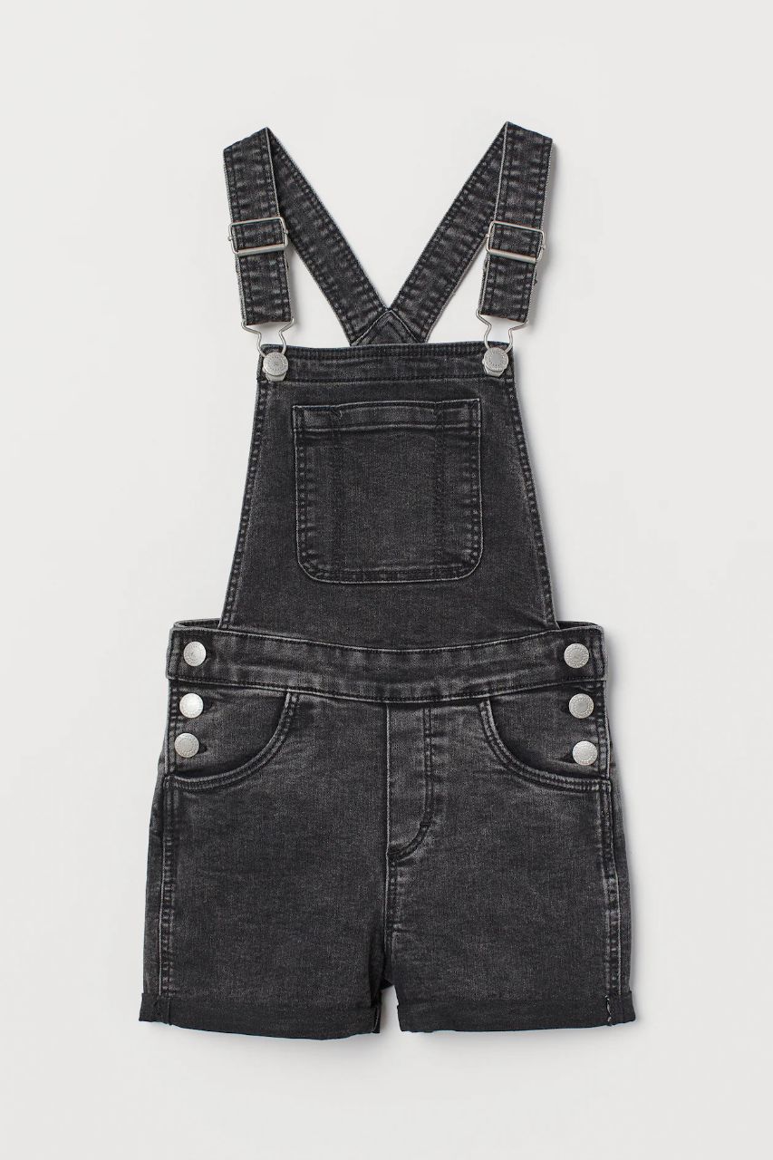 پیشبندار جینز دخترانه 28372 سایز 9 تا 16 سال مارک H&M