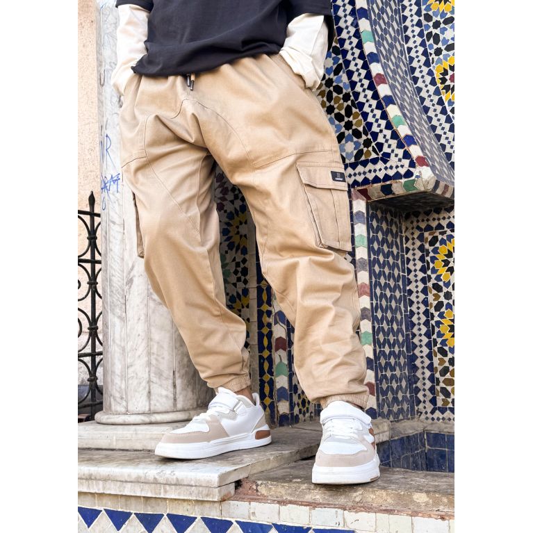 شلوار کتان پسرانه 28364 سایز 4 تا 11 سال برند aswaf