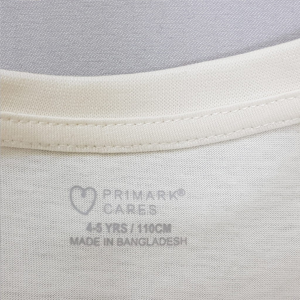 تی شرت دخترانه 28323 سایز 1.5 تا 8 سال مارک PRIMARK