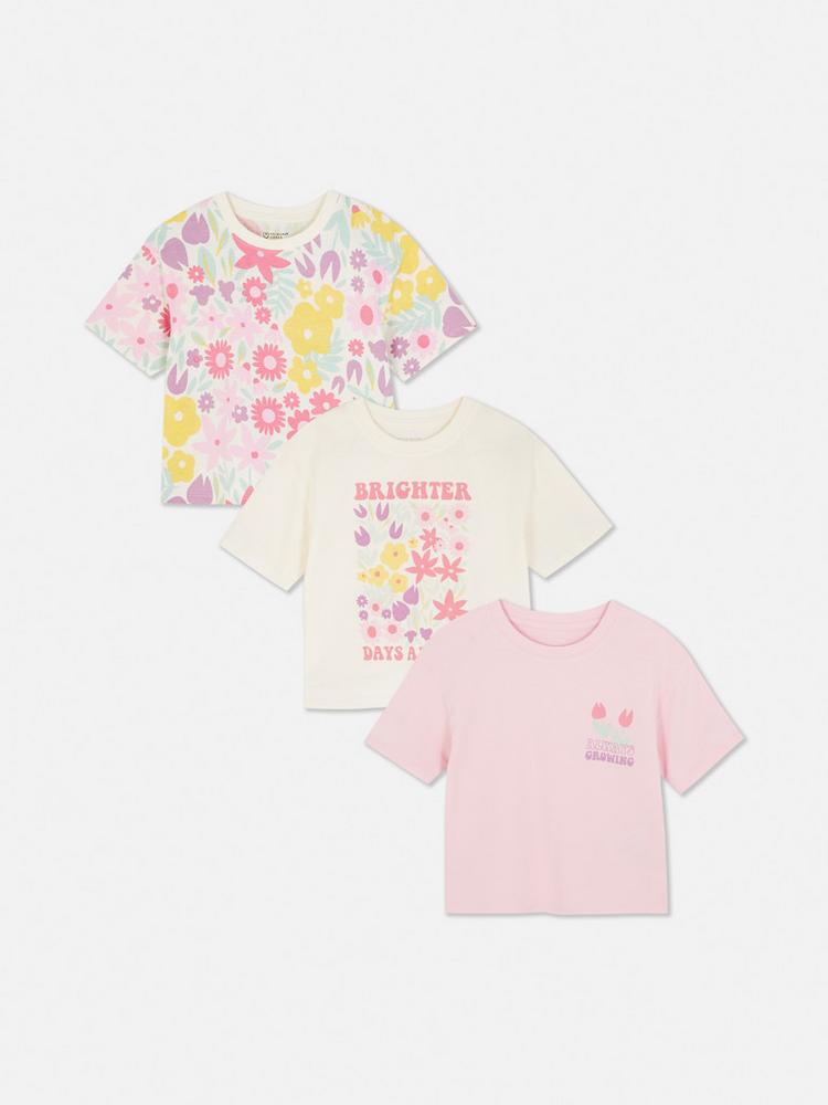 تی شرت دخترانه 28323 سایز 1.5 تا 8 سال مارک PRIMARK