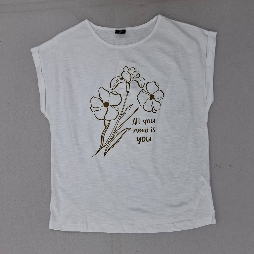 تی شرت زنانه 28301 مارک Wild Flower   *