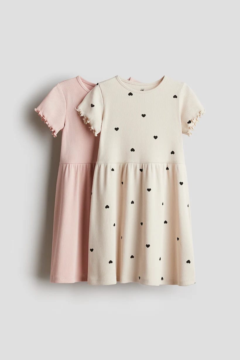 سارافون دخترانه 28318 سایز 1.5 تا 10 سال کد 3 مارک H&M